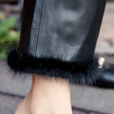 

Top New Fashion 2020 Real Sheep Leather Pants BP22 high quality
