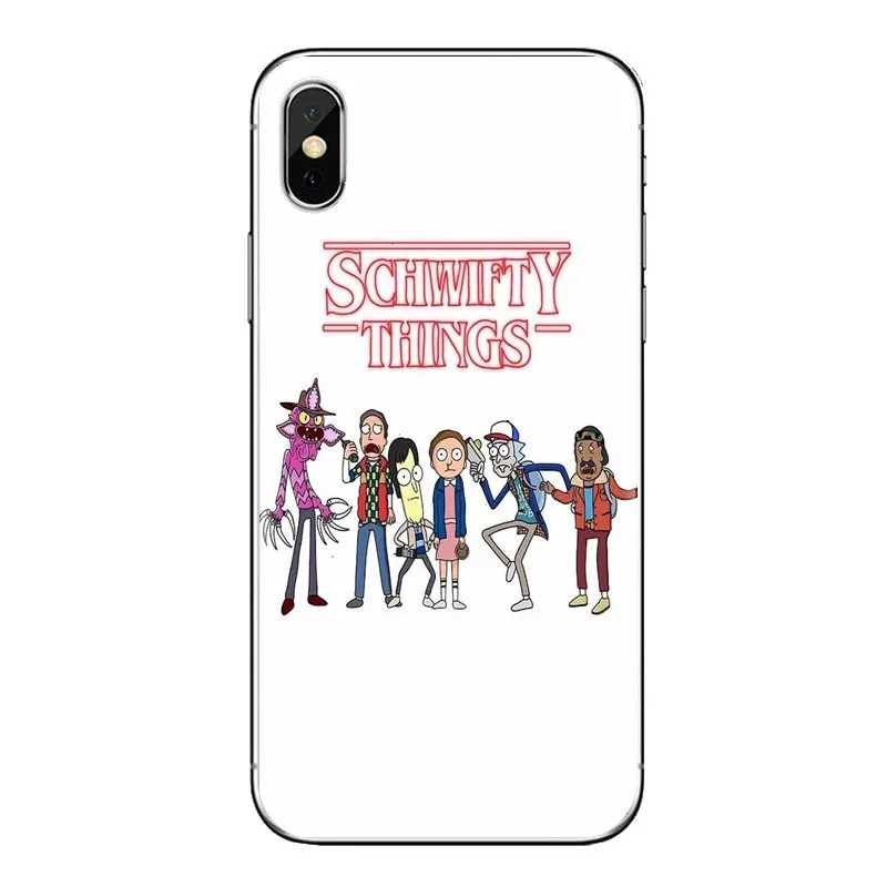 For LG G3 G4 Mini G5 G6 G7 Q6 Q7 Q8 Q9 V10 V20 V30 X Power 2 3 K10 K4 K8 2017 rick and morty Transparent Soft Cases Covers |