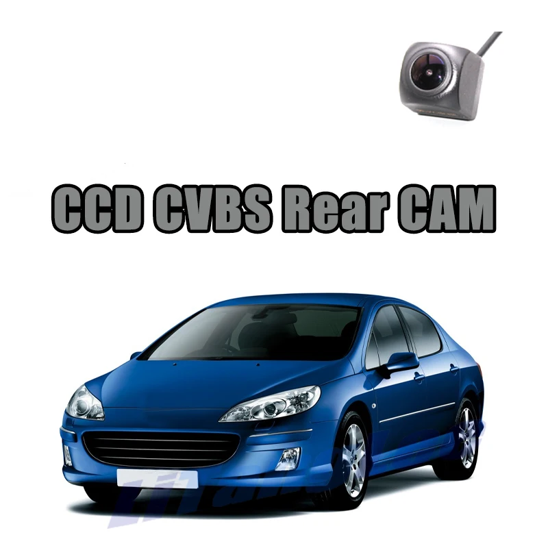 

Car Rear View Camera CCD CVBS For Peugeot 407 2D coupe 4D Sedan Reverse Night Vision WaterProof Parking Backup CAM