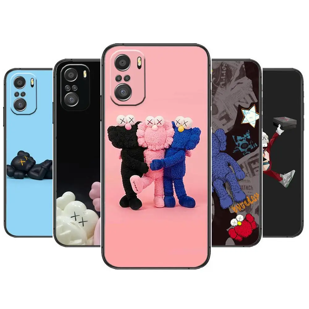 

Fashion doll trend cartoon Phone Case For XiaoMi Redmi Note 10 9 9s 8 7 6 5 A Pro s T Black Cover Silicone Back Pre style