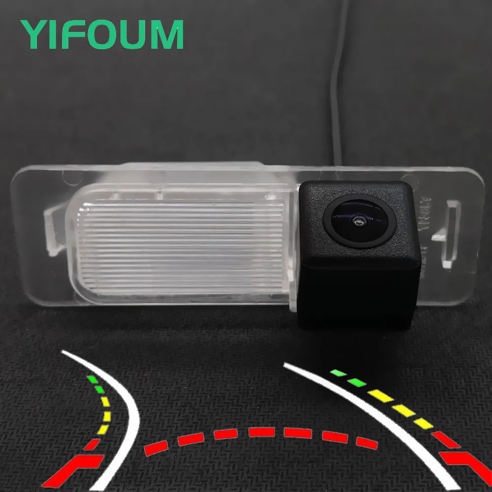 

HD динамическая траектория YIFOUM, треки, Автомобильная камера заднего вида, резервная парковочная камера для Nissan venpush T90 2017-