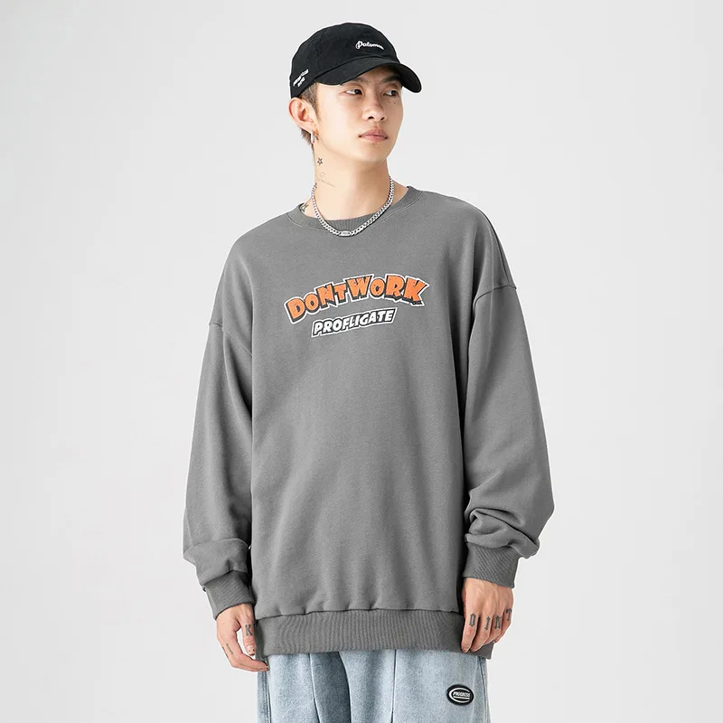 Осенний мужской свитшот пуловер в стиле хип-хоп уличная одежда Харадзюку