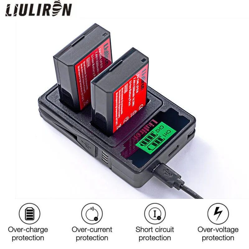 

2200mAh LP-E10 LP E10 LPE10 Digital Camera Battery For Canon 1100D 1200D 1300D Rebel T3 T5 KISS X50 X70 Battery