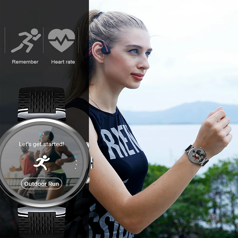 2020 gps Smartwatch трекер сна для сердечного ритма Смарт часы ультра тонкий WiFi Bluetooth HD