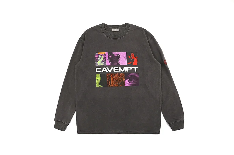 Cav Empt C.E мужская с принтом лица женская мужская Толстовка худи хип-хоп Уличная Мужская Повседневная Толстовка Пуловер