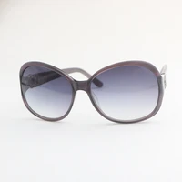 purple pattern frame gradient gray lens womens sunglasses 5145 oval fashion glasses