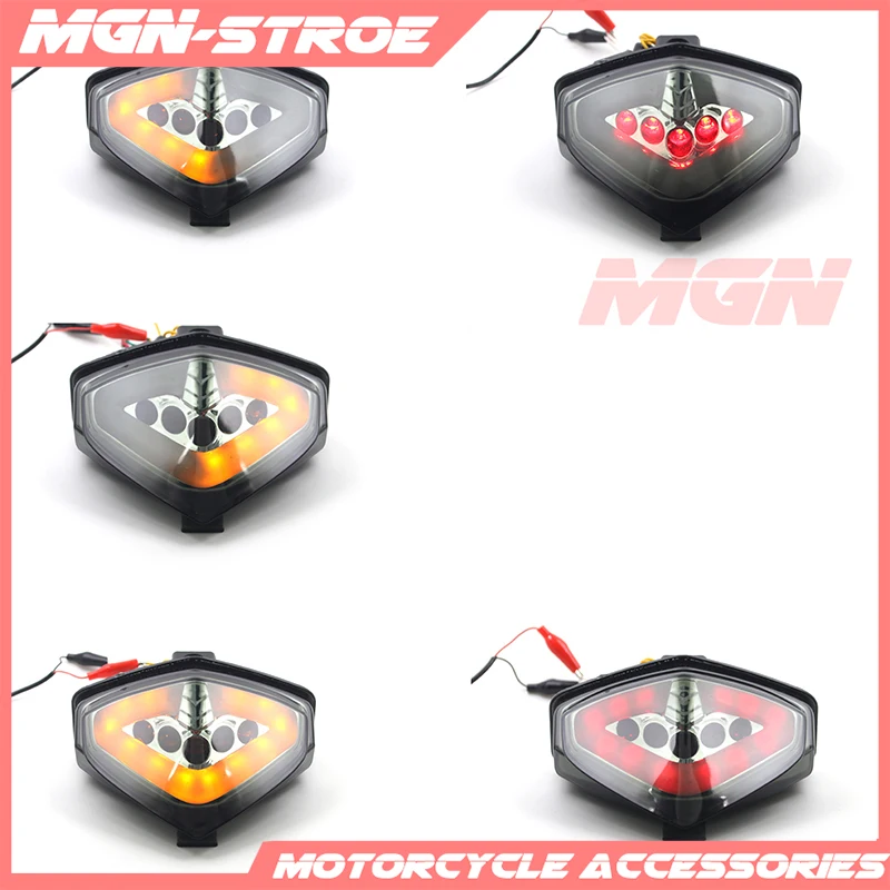 Задний фонарь для мотоцикла Интегрированный Светодиодный светильник с