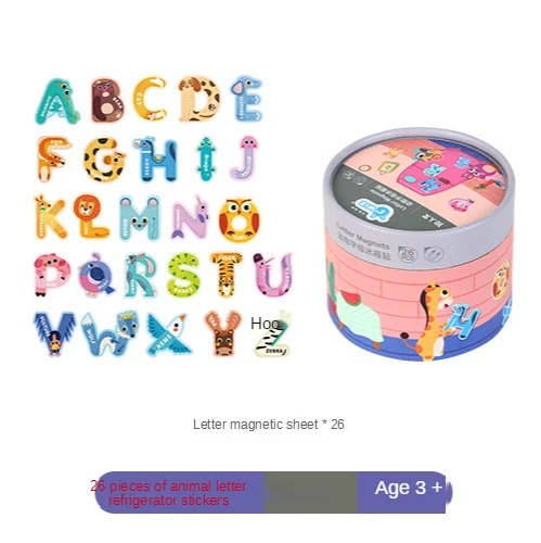 

Creative Cognitive Toys for Early Childhood Education Toy Animal Alphanumeric Magnetic Refrigerator Magnets Early Learning Aids