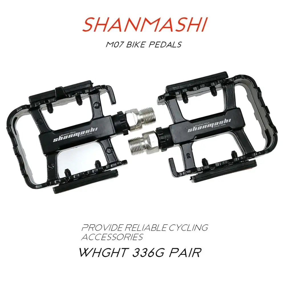 

SHANMASHI плоские велосипедные педали MTB дорожные герметичные подшипники велосипедные педали для горного велосипеда широкая платформа Педали ...