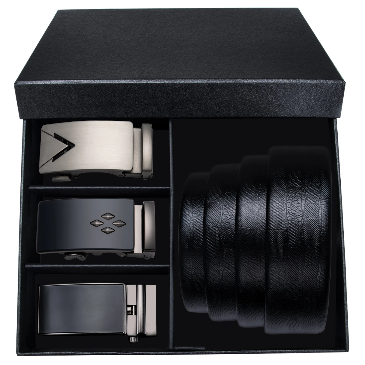 Hi Tie деловой мужской ремень высокого качества из натуральной кожи с