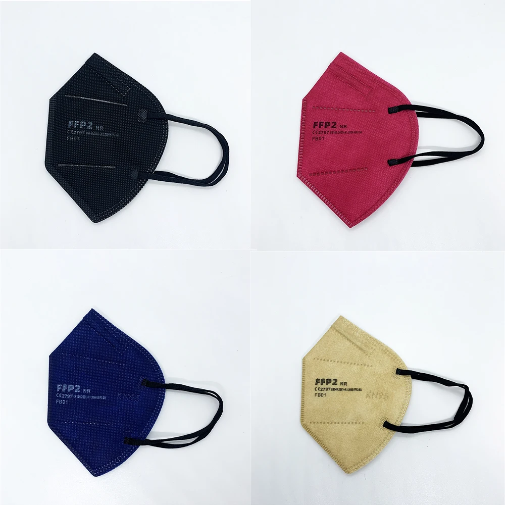 

Mascarillas FFP2 KN95 CE Mouth Mask 5 Layers Anti-Droplets Protective KN95 Face Masks Colored Reusable Mask Filter ffp2mask