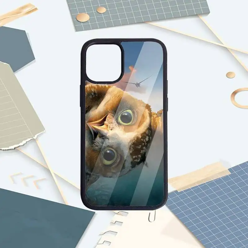 

Cute cartoon Animal Owl Phone Case PC For iPhone 11 12 pro XS MAX 8 7 6 6S Plus X 5S SE 2020 XR