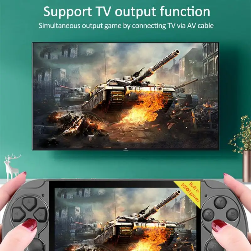 Консоль игровая X9 PLUS портативная 128 бит 16 ГБ 5 1 дюйма|Портативные игровые консоли|