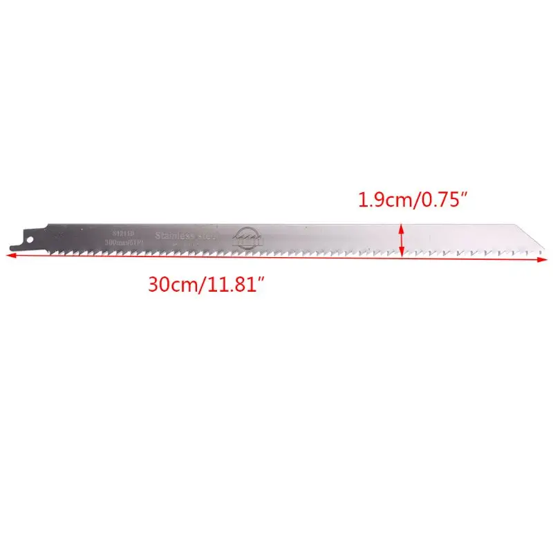 

2pcs S1211D Stainless Steel Reciprocating Sabre Saw Blade for Cutting Wood Metal