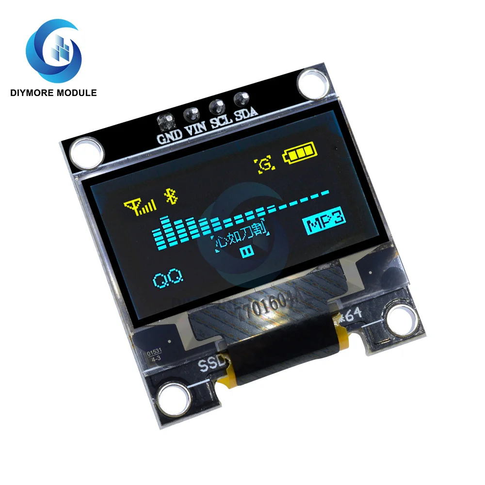 0 96 inch 128*64 OLED Дисплей модуль синий/белый/желтый SSD1306 драйвера контроллера