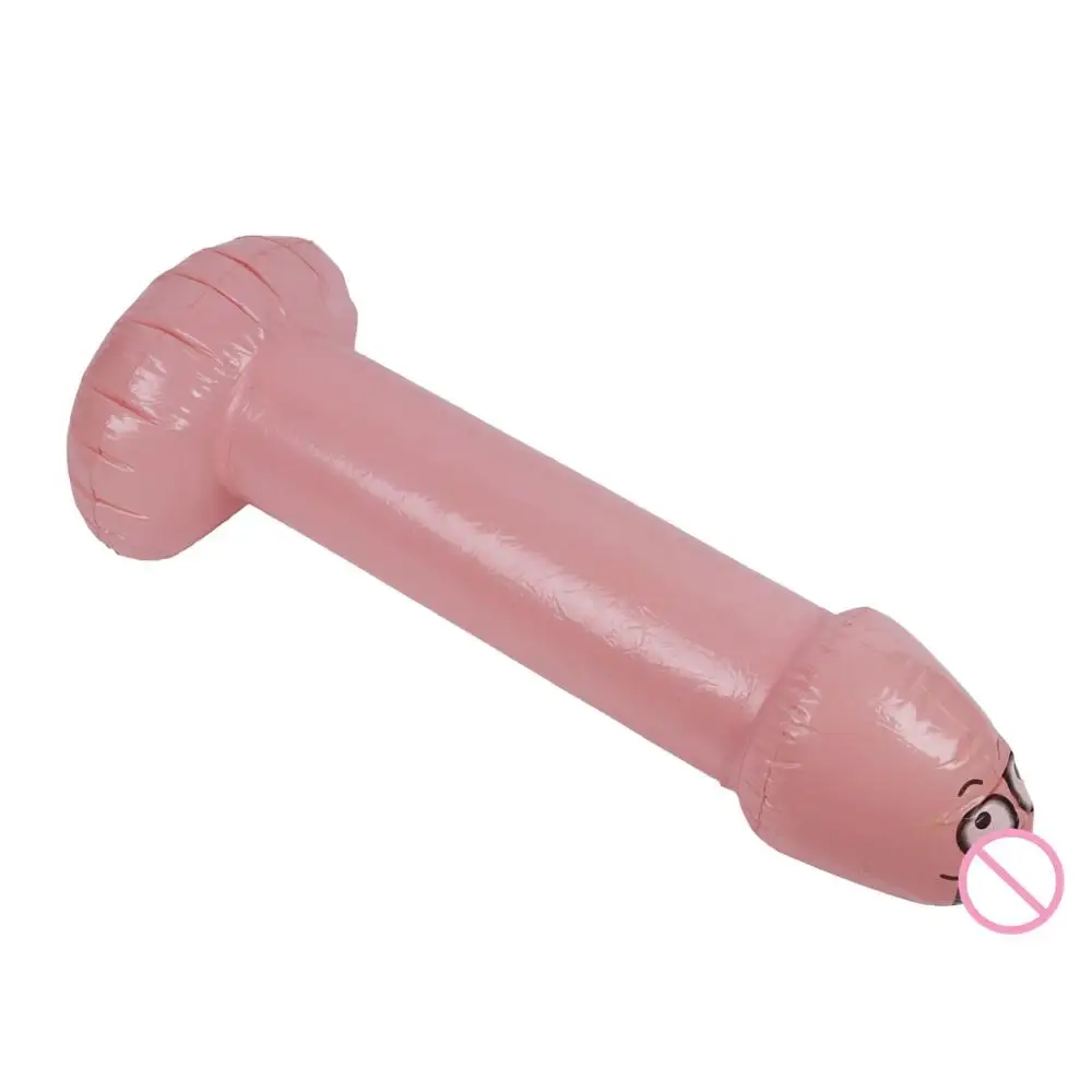 Novelty Inflatable Blow Up Smile Face Penis Balloon Fun Hen Party Supplies Adult Fancy Joke Toy for Bachelorette | Дом и сад