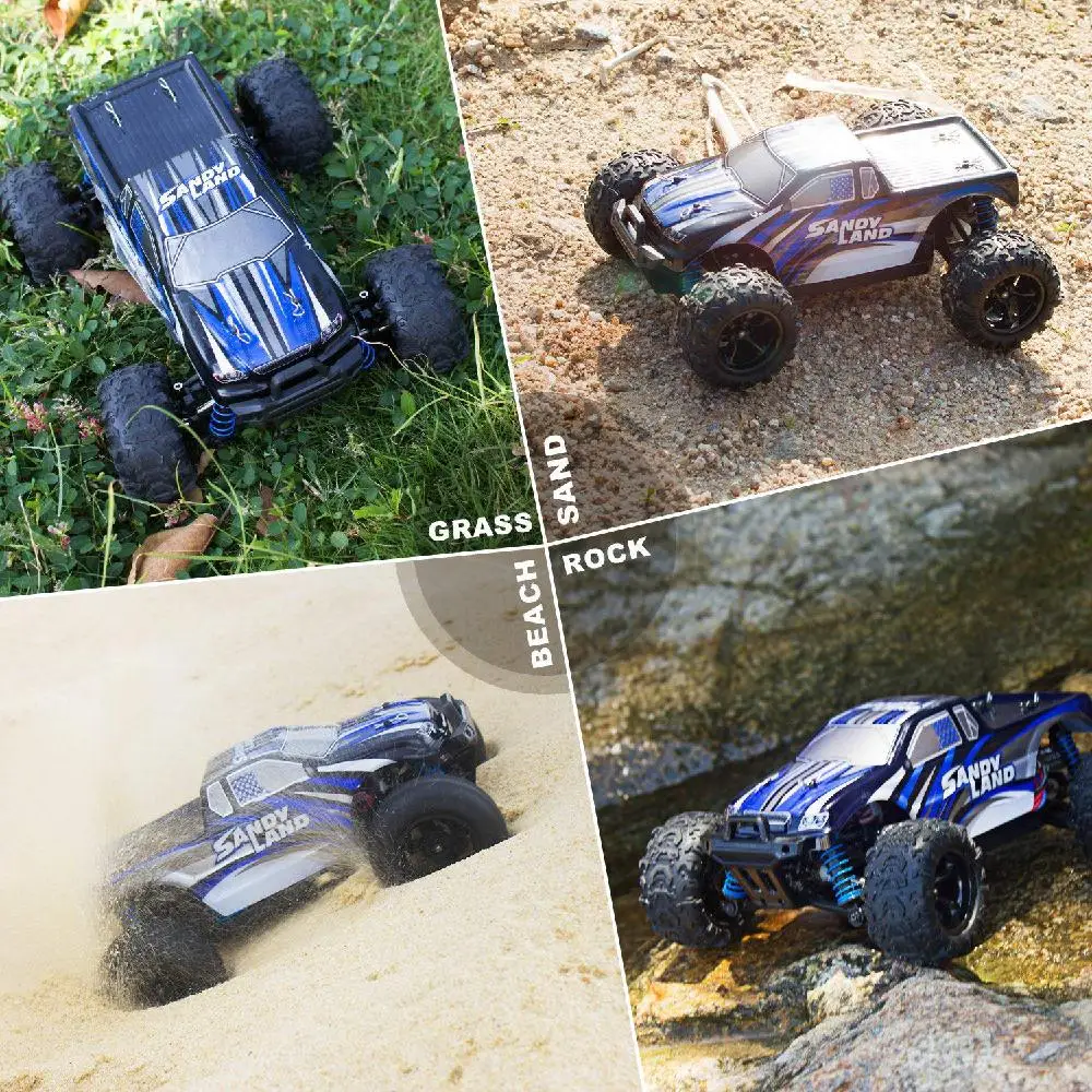 

9300 Remote Control Car 1:18 Scale 2.4Ghz Radio 4WD Fast 30+ MPH RC Terrain Vehicle Electric Off Road Racing Truck