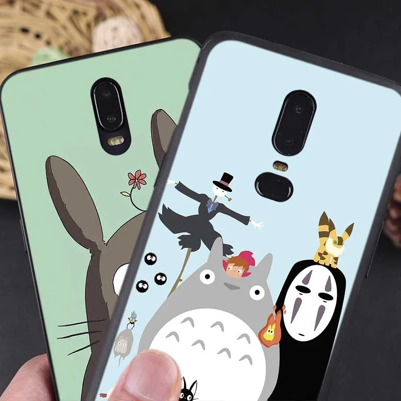 Soft silicone Cover Phone Case for oneplus one plus 7 pro 7t 6 6t 5t Totoro Anime |