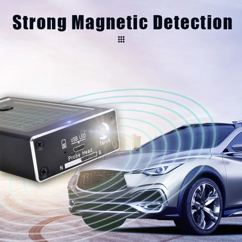 three in one multi function detectors 1 8000mhz rf signal detectormagnet gps tracker detector and hidden camera finder free global shipping