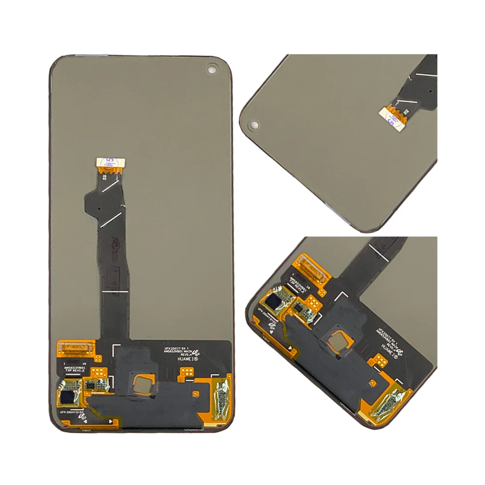 Montaje de digitalizador de pantalla t&aacute;ctil LCD para HUAWEI Honor 30, 6,53 ORIGINAL, con marco de repuesto-4