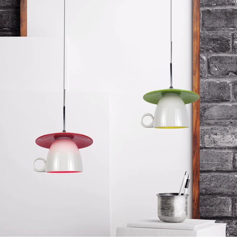 Люстра однотонная Керамическая люстра в скандинавском стиле для столовой