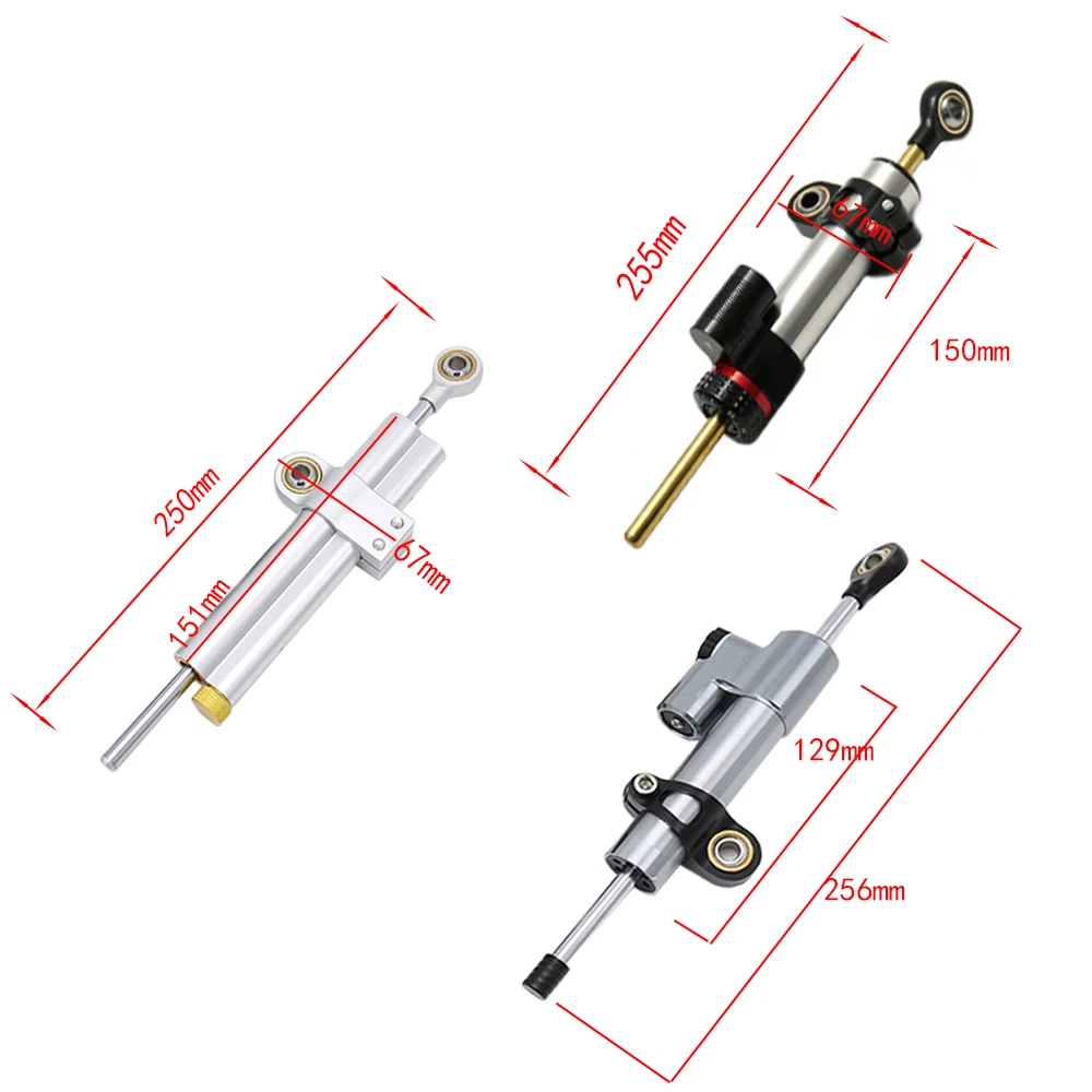 Подходит для YAMAHA YZF R6 2006-2017/ R1 2009-2012 CNC Алюминий Регулируемый рулевой Стабилизатор