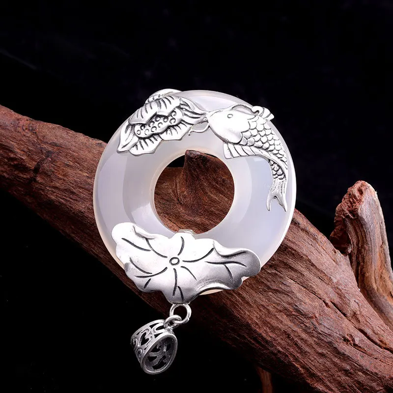 Этнические подвески-рыбки в виде листьев лотоса этническом стиле женское