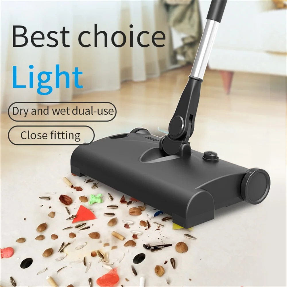 

Electric Floor Sweeper Cleaner Vacuum Rechargeable Wireless Hand Push Vacuum Cleaner Household Electric Mop Broom Robot