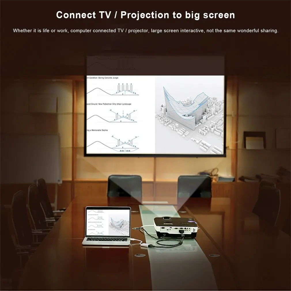 3 в 1 адаптер переходник для порта дисплея Thunderbolt Mini|Кабели VGA| |