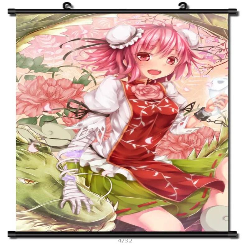 Японский аниме проект TouHou дикий и рогатый Hermit Ibaraki Kasen домашний Декор настенный