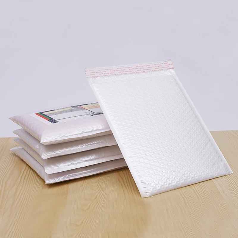 

10pcs Foam Envelope With Bubble Bag Light Gray Courier Bag Self-seal Mailbag Plastic Waterproof Postal Shipping Bags