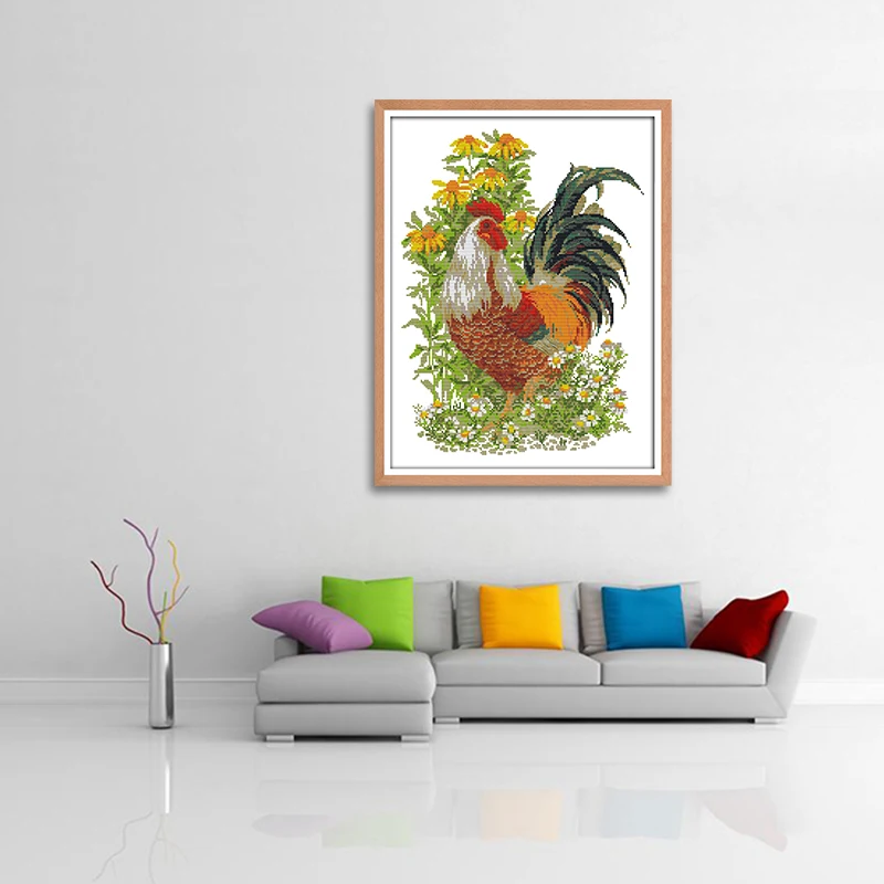 GG петух животных штамп вышивки крестом картины DIY Kit китайское Рукоделие Набор