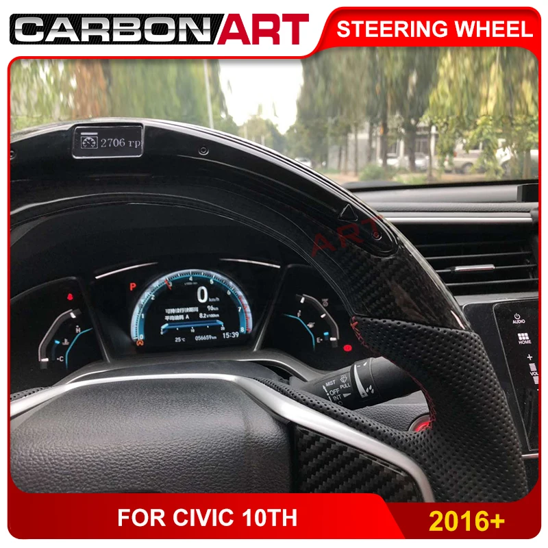 Светодиодный дисплей рулевое колесо для Honda Для Civic si 10-го поколения EX LX smart 2018 interior