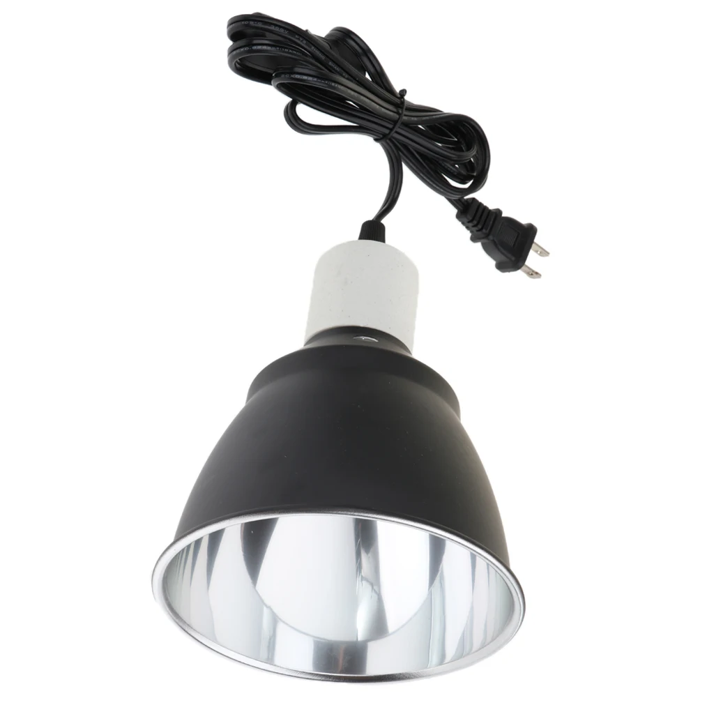 Керамическая УФ-лампа 300 Вт держатель для лампы в форме купола черного цвета E27