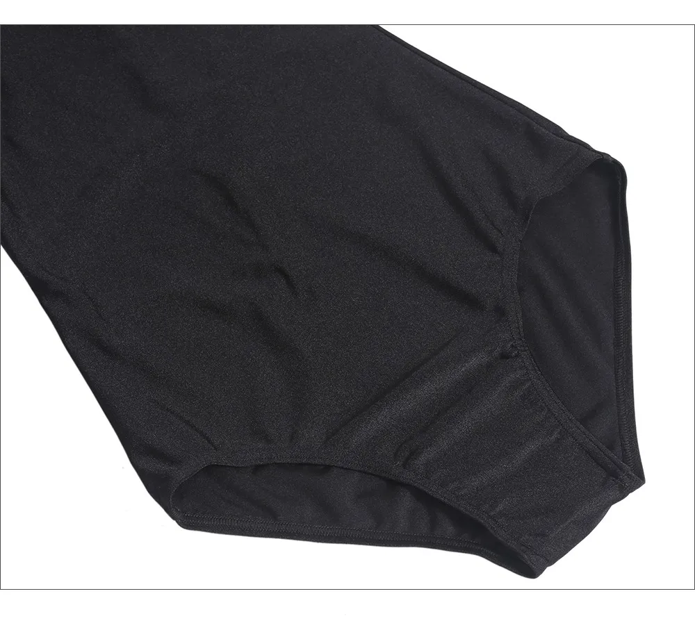 Взрослый комбинезон балетное платье без рукавов с u-образным вырезом купальник