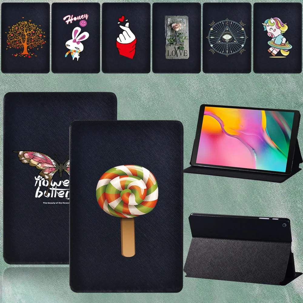 

Tablet Case for Samsung Galaxy Tab A7 10.4"/Tab A A6 7.0/A6 10.1/9.7/10.1 2019/10.5/E 9.6/S5e 10.5 Pu Leather Tablet Cover +pen
