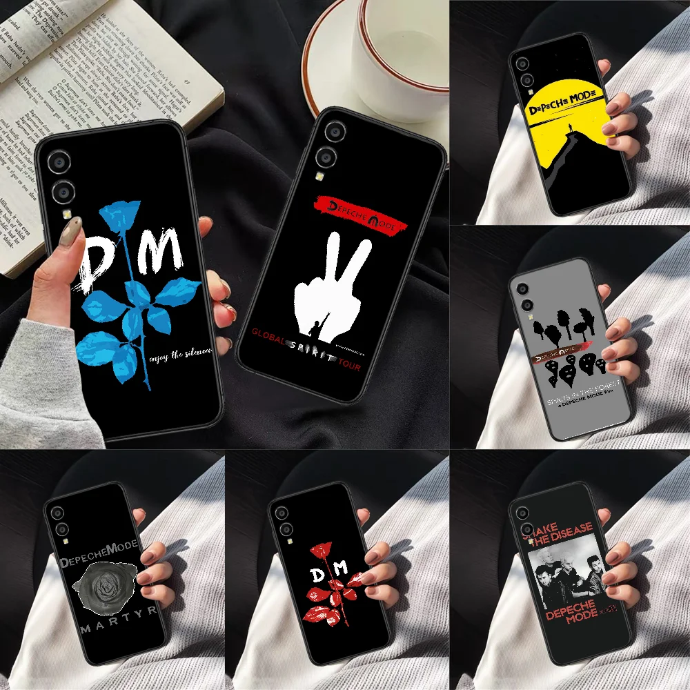 

Depeche Band Mode DM Phone Case For HUAWEI Honor 6 7 8 A S 9 X Mate 10 20 30 i Lite Pro Y7 2019 black Bumper Luxury Back