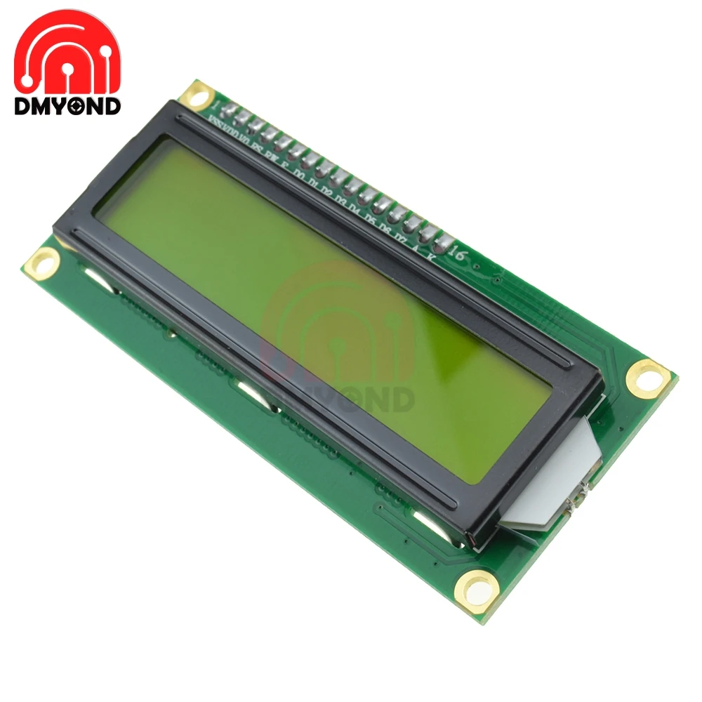 Плата расширения I2c для ЖК-дисплея 1602 5 В + PCF8574T I2C IIC поддержка ЖК-дисплей 2004 Желтый