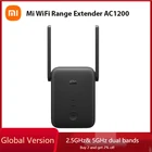 Глобальная версия Mi WiFi расширитель диапазона AC1200 высокоскоростной Wifi Создайте свою собственную точку доступа Ретранслятор Сети Xiaomi Wifi Ethernet порт