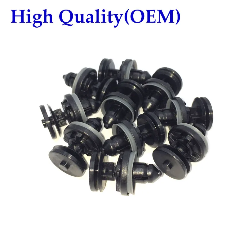 10 шт. OEM качество нейлон Пластик заклепки 8 мм крепление с отверстиями для двери