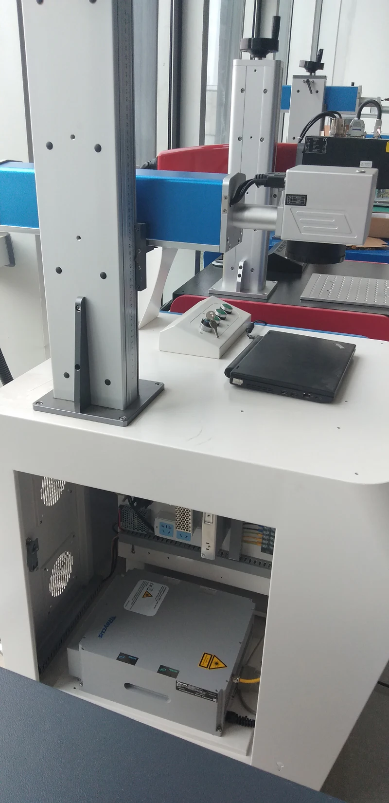 YaoNeng Гальванометр сканер головка волокна лазерная маркировочная машина 50