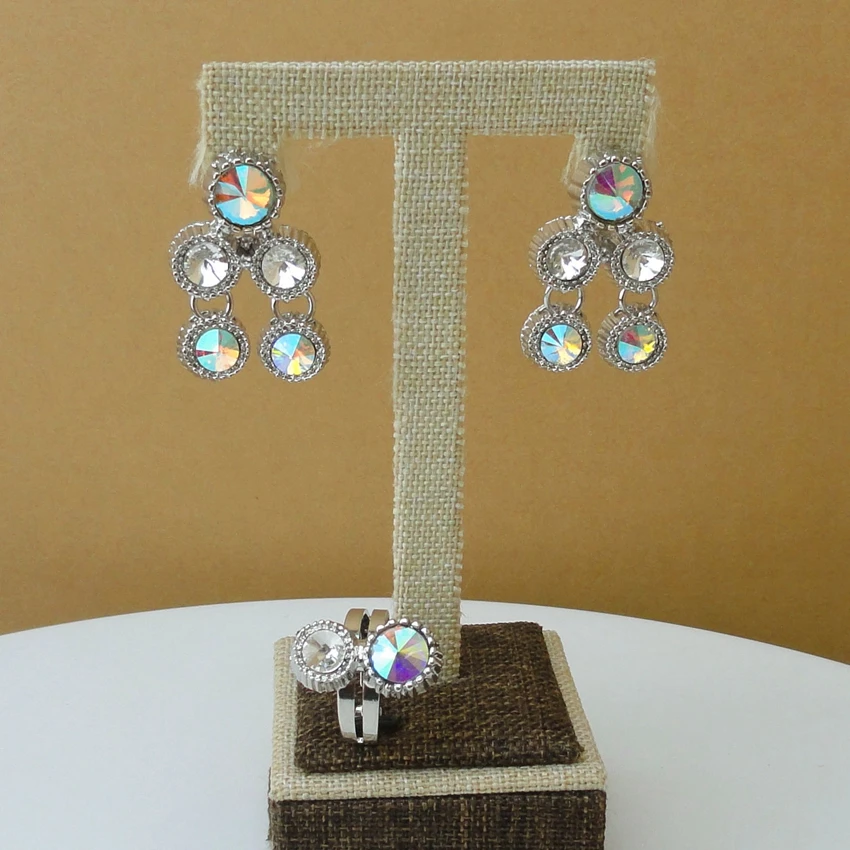 Yuminglai Красочные горный хрусталь Модный элегантный дизайн Африканский Ювелирные