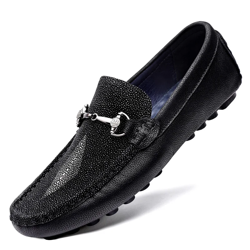 

Мужские повседневные туфли 2021, роскошные Брендовые мужские лоферы из натуральной кожи, Мокасины, дышащие слипоны, черная обувь для вождения