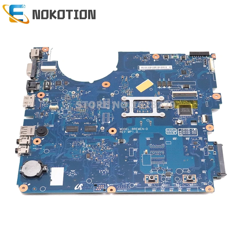 Günstig NOKOTION BREMEN-D Für Samsung NP-R523 R523 NP-R525 R525 Laptop Motherboard BA92-06014B BA92-06014A Sockel S1 DDR2 Freies Cpu