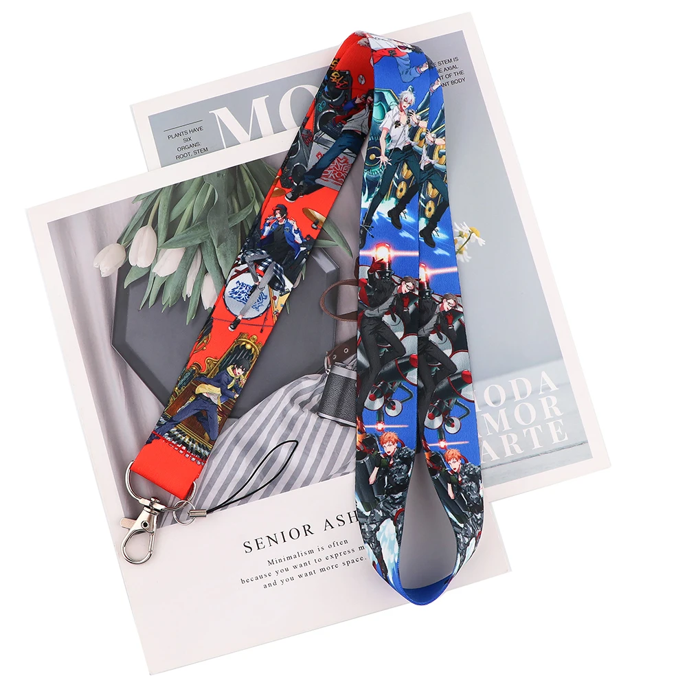 

24pcs/lot MD1212 DMLSKY Anime Funny Neck Strap Lanyards for keys ID Card Gym Mobile Phone Straps USB badge holder DIY Hang Rope