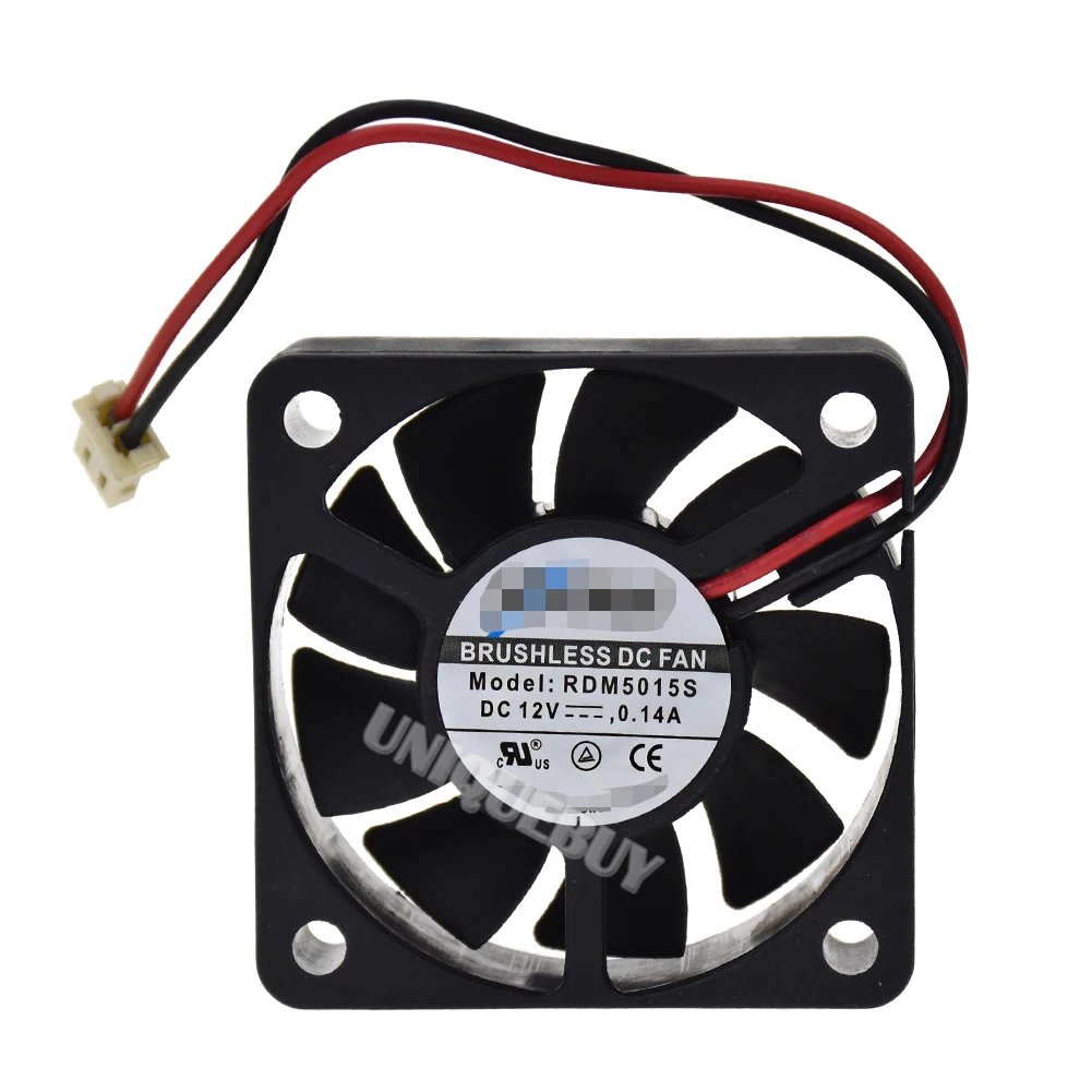 

12V 0.14A 50*50*15MM 2pin for XFAN RDM5015S for Samsung DVD Player Cooling Fan Processor Cooler Heatsink Fan For Computer