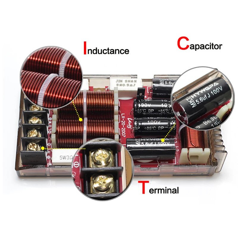 Автомобильные фильтры-разделители частоты MKT 180 Вт акустическая система ВЧ 2800 Гц 2