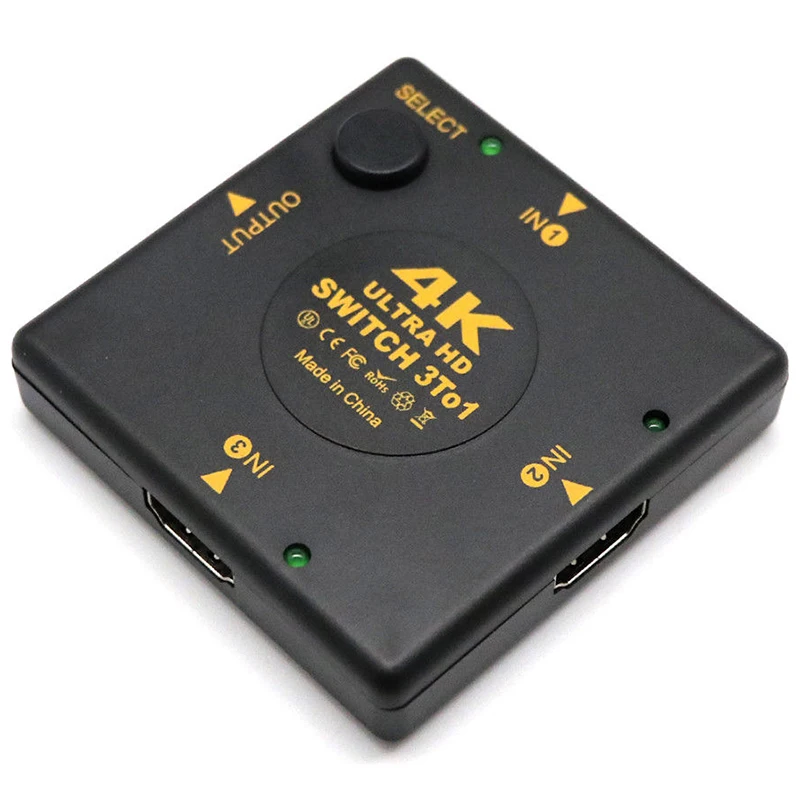 4K HDMI переключатель коробки 3 в 1 выход kvm аудио экстрактор концентратор сплиттер |