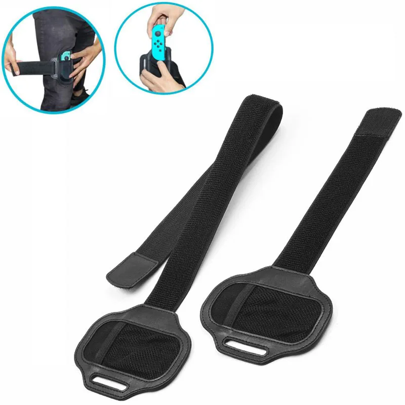 

2pcs/lot Adjustable Elastic Leg Strap Sport Band for Nintend Switch Joy-con NS For Ring Fit Adventure Game for Kids And Adults