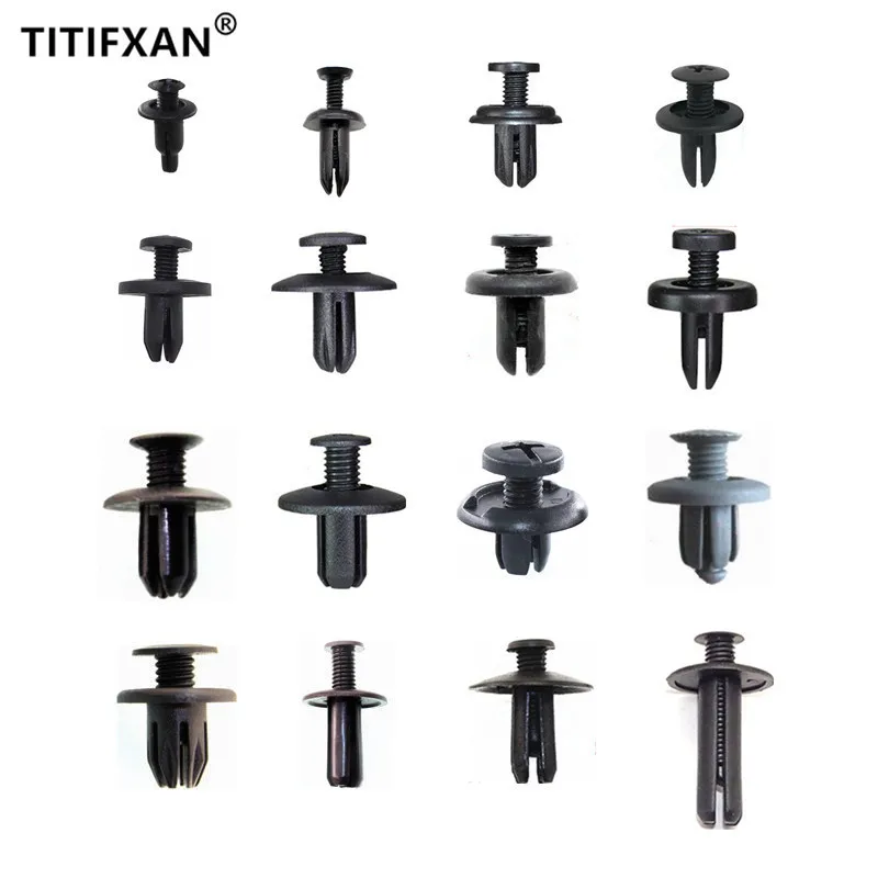 Автоматический пластиковый U образный винтовой фиксатор Заклепки Крепеж бампер